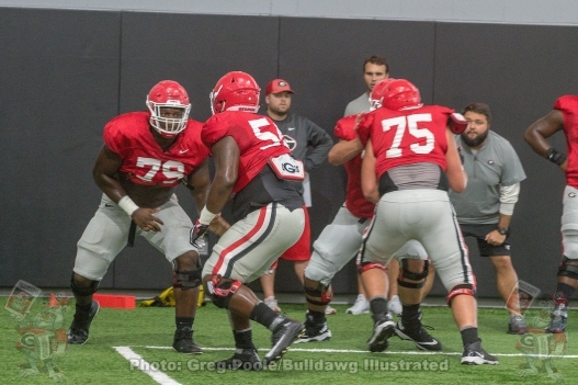 Offensive line drills