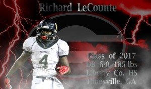 Richard LeCounte III (Graphic edit by Bob Miller)