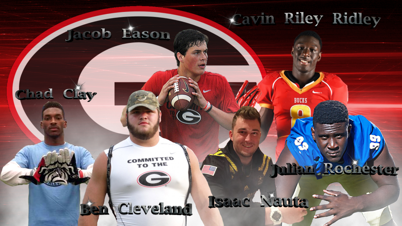 UGA football - Recruiting Class of 2016 Early Enrollees (Edit by Bob Miller