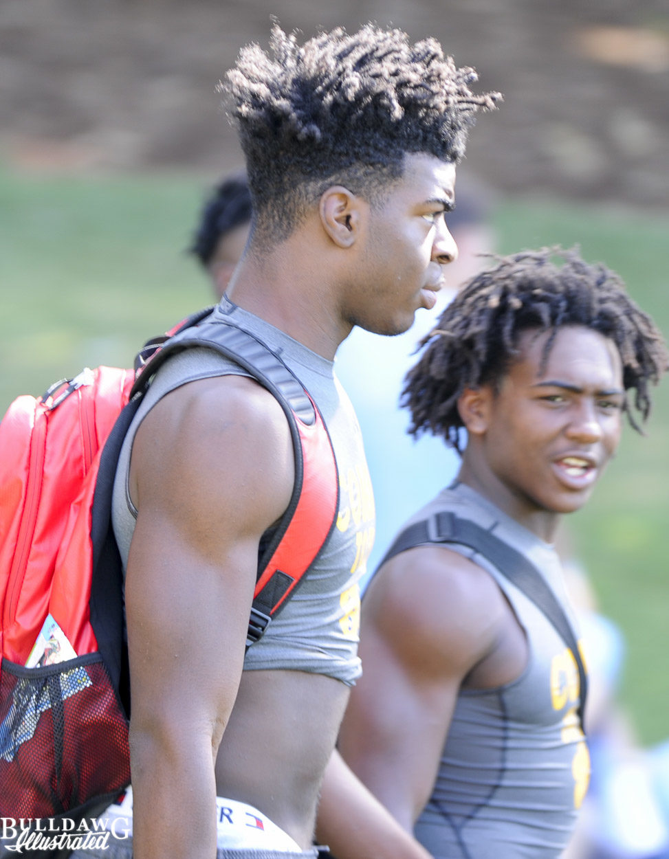 Markaviest Bryant (L) Photo: Greg Poole/Bulldawg Illustrated
