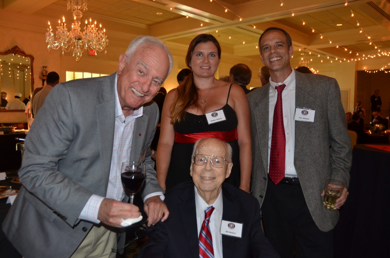 Loran Smith, Bill Simpson, Heather and Alex Simpson