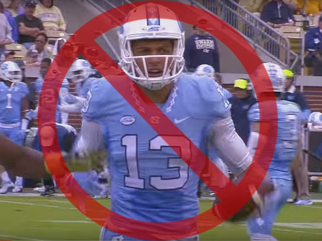 UNC WR Mack Hollins (edit by Bob Miller)