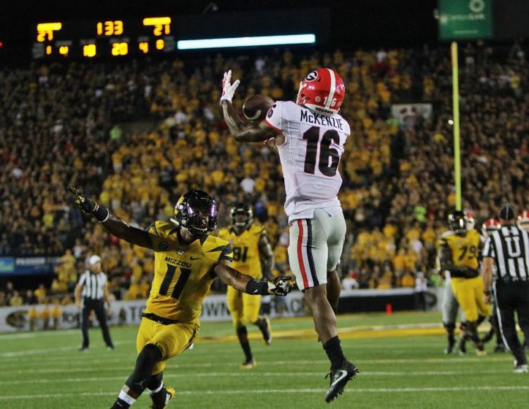Isaiah McKenzie's game winning 20 yard TD reception (photo by Rob Saye)