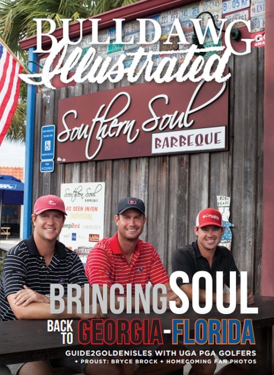 UGA PGA Golfer: Hudson Swafford (pictured left) with fellow PGA Tour members and island residents Harris English and Brian Harman (photo by Sonya Jahn of Lilly Jo Photography)