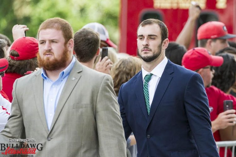 Georgia offensive lineman Brandon Kublanow