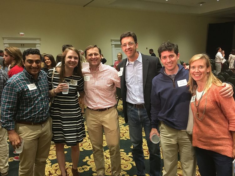 Alan and Crystal Corder, Tab Norris, Tom Combes, Greg and Katie Mauldin