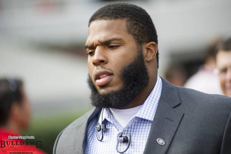 Isaiah Wynn (Dawg Walk - Georgia vs. Auburn 12-Nov-2016)