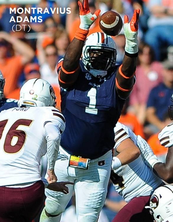 Montravious Adams (photo from Auburn Athletics)