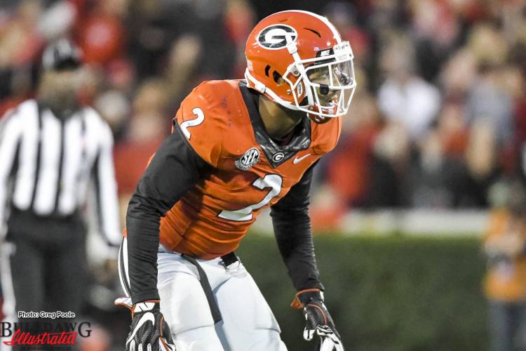 UGA DB Maurice Smith (2) - Georgia vs Auburn 12-Nov-2016