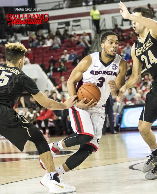 Juwan Parker drives vs. Vanderbilt – January 17, 2017