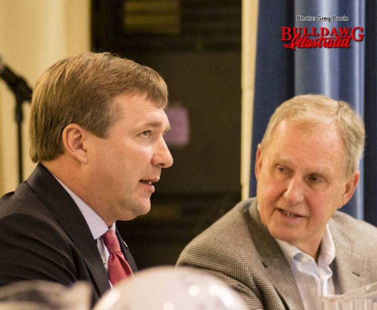 Kirby Smart and Mike Cavan - Macon Touchdown Club February 13, 2017 
