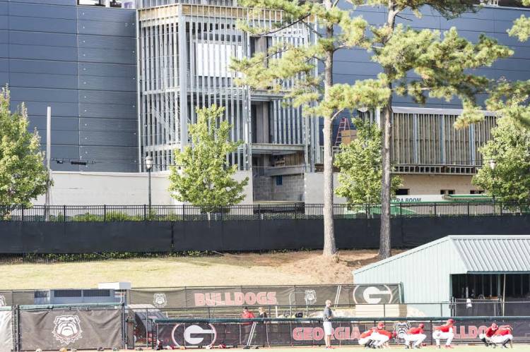 UGA's new Indoor Athletic Facility just a few months ago back during the fall