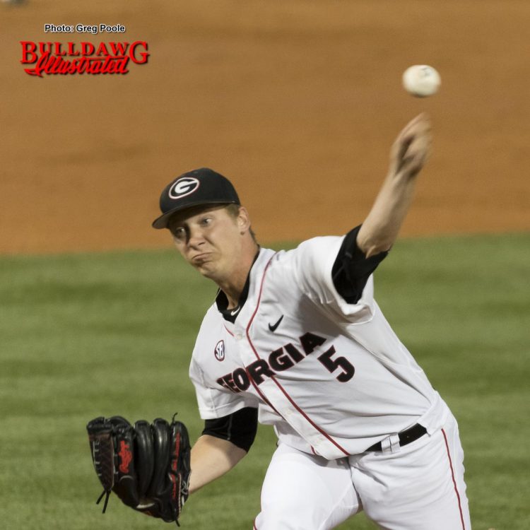 Andrew Gist, senior pitcher, UGA baseball team