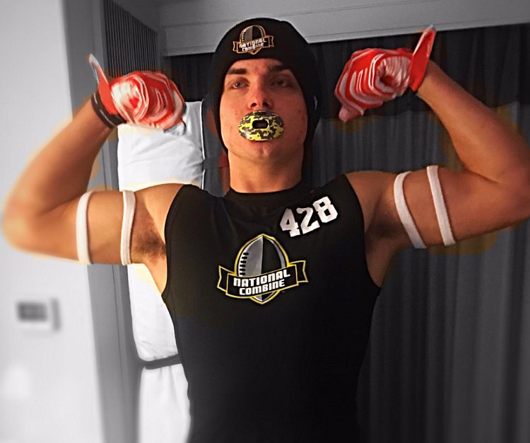Luke Ford - Class of 2018 TE (photo from Luke Ford - Twitter)