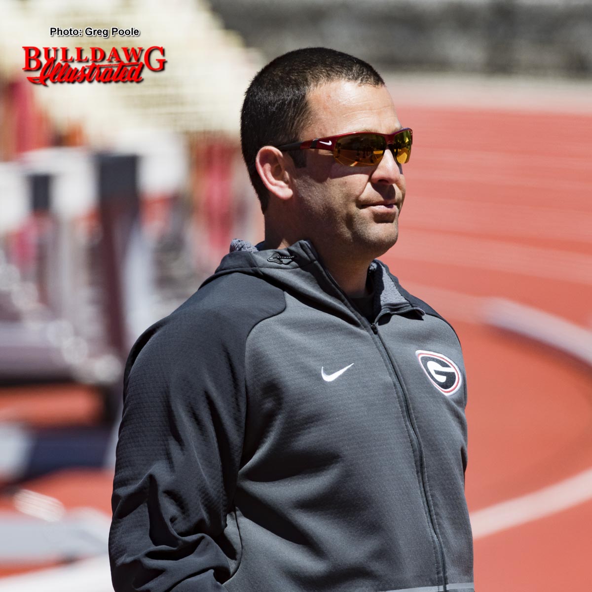 Head track coach Petros Kyprianou