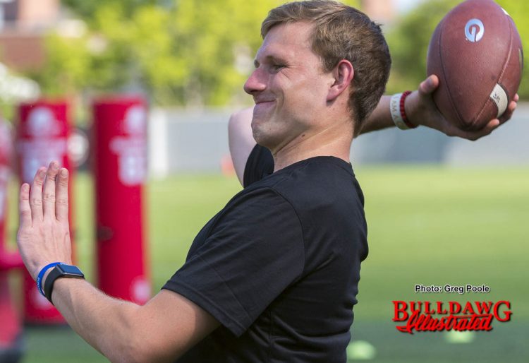 Was this Brice Ramsey's last pass as a Bulldog?
