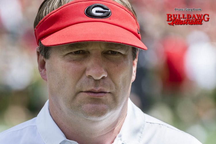 Kirby Smart with the G-Day focus