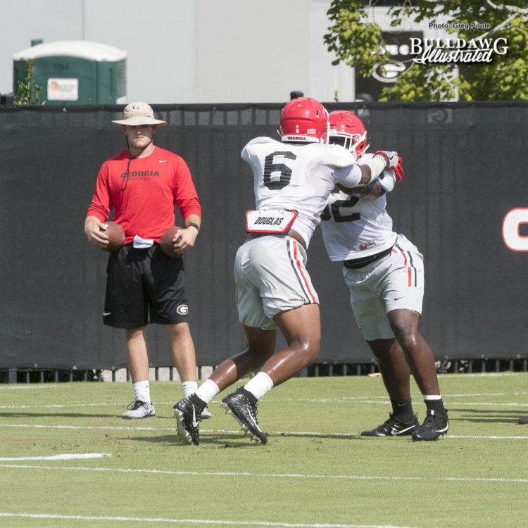 Natrez Patrick (6) - UGA Fall Camp - Practice No. 20 - Tuesday, August 22, 2017