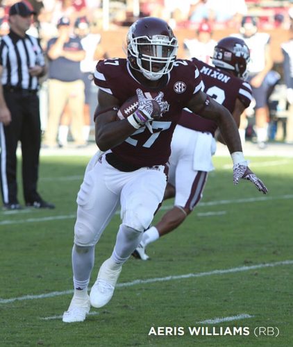Aeris Williams (Photos by KELLY PRINCE/MISSISSIPPI STATE ATHLETICS)