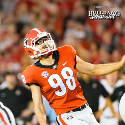 Rodrigo Blankenship - Appalachian State vs. UGA - Saturday, Sept. 2, 2017