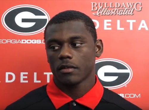 Deandre Baker during his post-practice interview on Tuesday