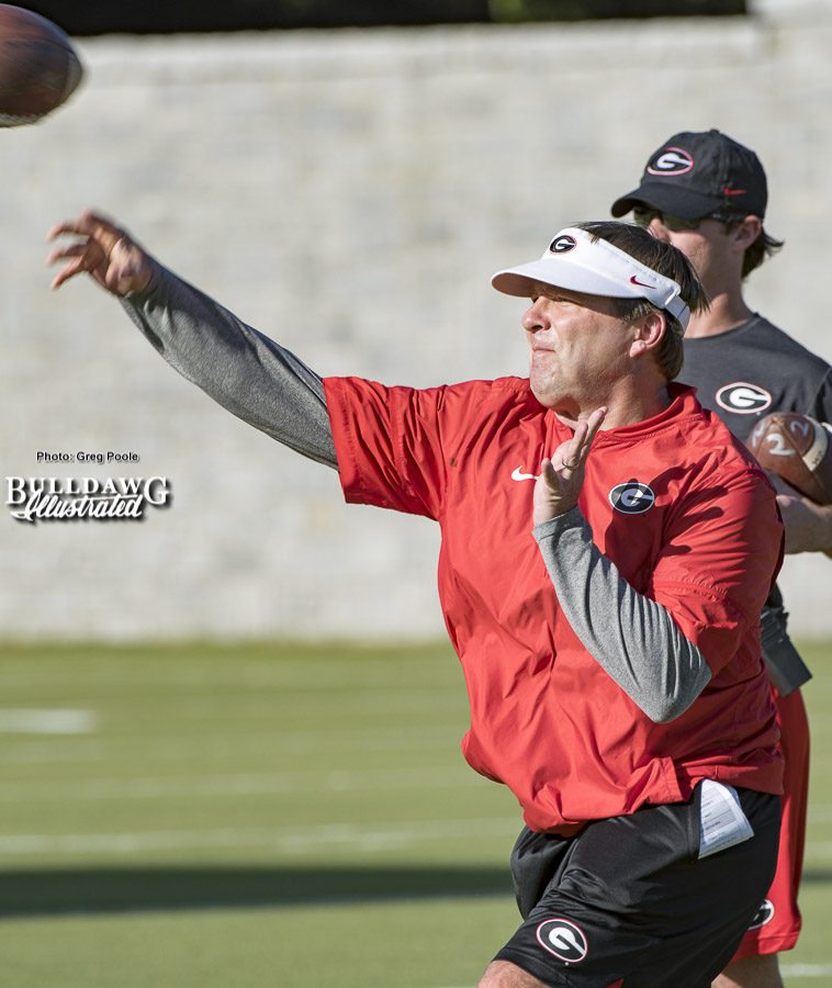Kirby Smart can sling it.