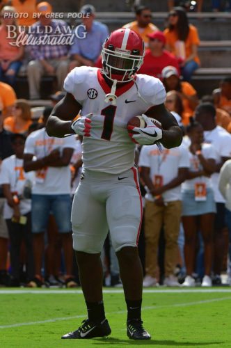 Sony Michel - UGA vs. Tennessee - Saturday, September 30, 2017