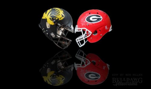 UGA vs. Missouri 2017 helmet edit by Bob Miller
