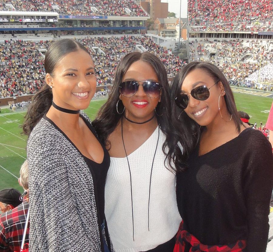 Dacia King, Shayla Strange and Mikayla Edwards