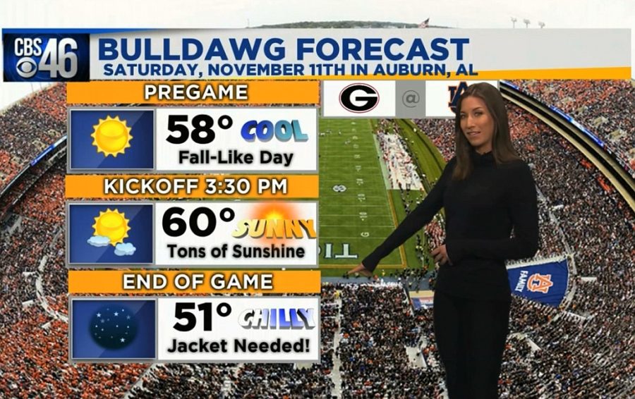 Ella's Bulldawg Forecast for Georgia-Auburn