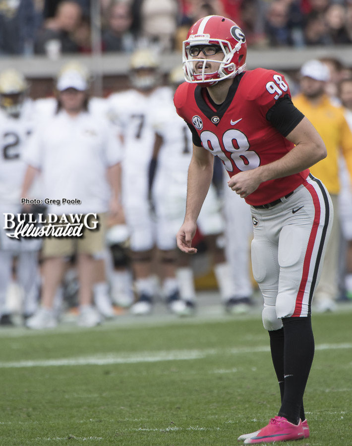 Rodrigo Blankenship - UGA vs. GT - Saturday, Nov. 25, 2017 -