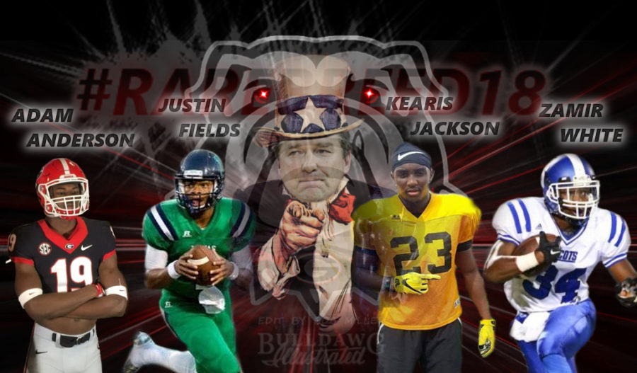 Adam Anderson, Justin Fields, Kearis Jackson, and Zamir White - Kirby Smart wants you RAREBREEED2018 edit by Bob Miller