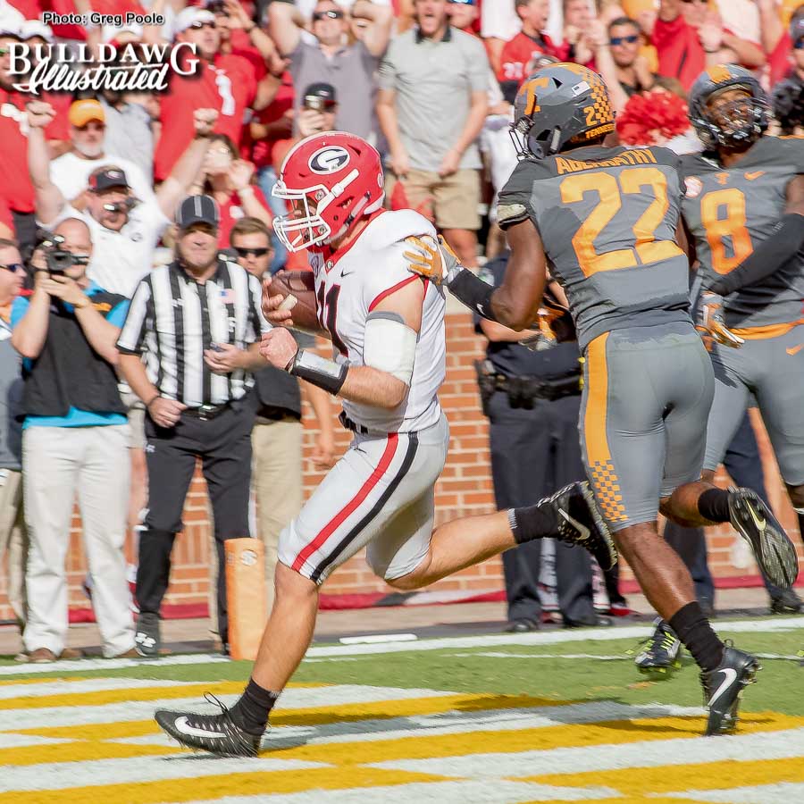 Jake Fromm – 2017 Season Photo Rewind: Tennessee