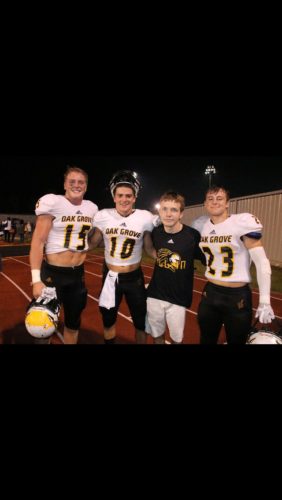 John Rhys Plumlee and teammates Photo @PlumleeJohn Twitter